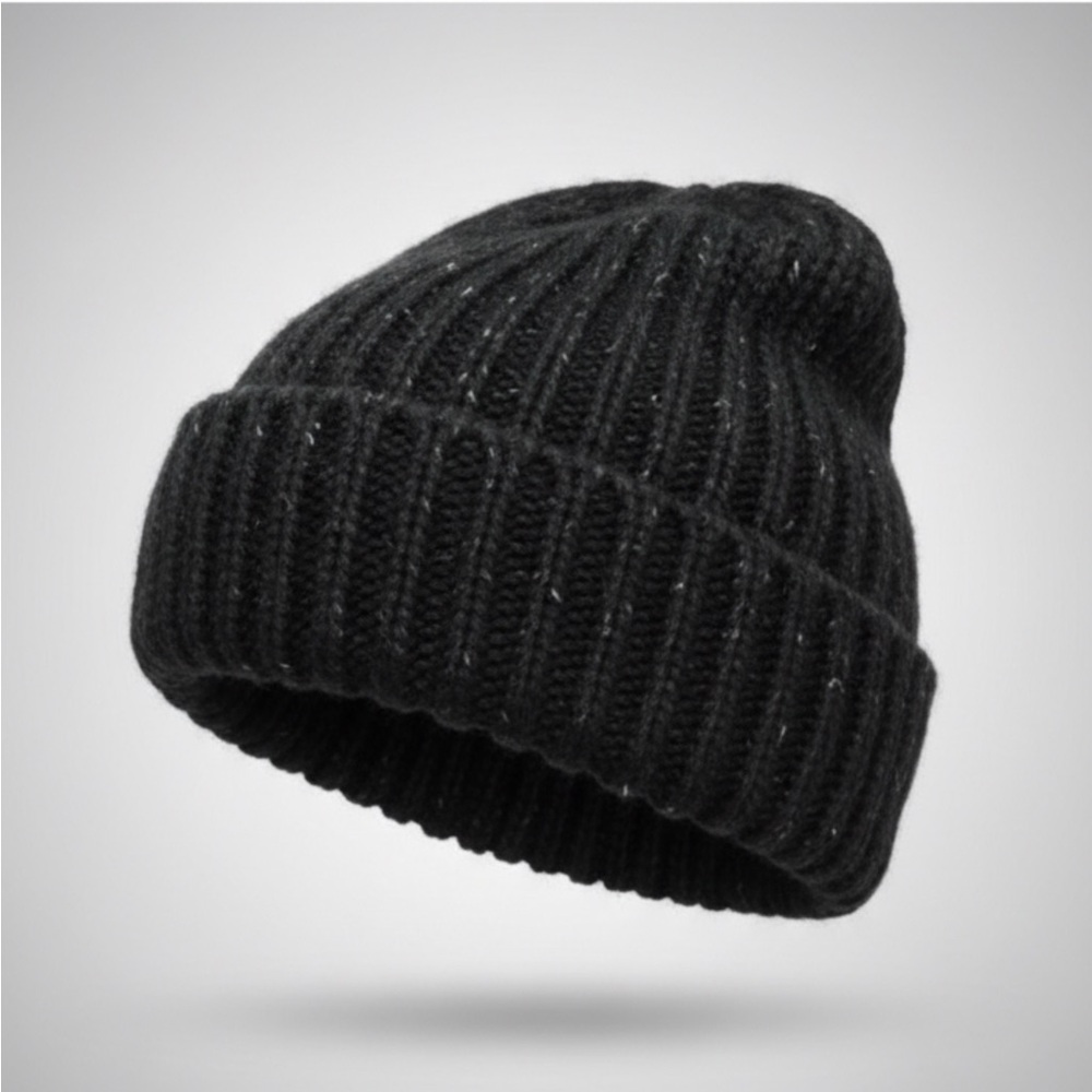 The North Face Brand - Cozy Black Knit Beanie -  Women’s OS